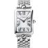 FREDERIQUE CONSTANT Art Deco Carree Quartz White Pearl Dial 28mm Silver Stainless Steel Bracelet FC-200MPW2AC6B - 0