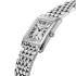 FREDERIQUE CONSTANT Carree Small Seconds Quartz White Dial 36×25.20mm Silver Stainless Steel Bracelet FC-235S2C6B - 1