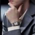FREDERIQUE CONSTANT Carree Small Seconds Quartz White Dial 36×25.20mm Silver Stainless Steel Bracelet FC-235S2C6B-5