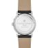 FREDERIQUE CONSTANT Business Timer Moonphase White Dial 40mm Silver Stainless Steel Black Leather Strap FC-270SW4P26 - 2