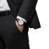FREDERIQUE CONSTANT Classics Chronograph Quartz White Dial 40mm Silver Stainless Steel Black Leather Strap FC-292MC4P6-5