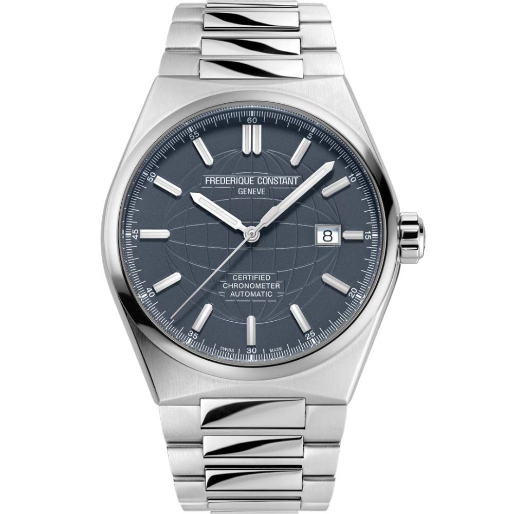 FREDERIQUE CONSTANT Highlife COSC Automatic Blue Dial 41mm Silver Stainless Steel Bracelet FC-303BL4NH6B
