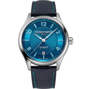 FREDERIQUE CONSTANT Runabout Automatic Limited Edition Electric Blue Dial 42mm Silver Stainless Steel Blue Leather Strap FC-303RMLN5B6 - 62304