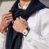 FREDERIQUE CONSTANT Heart Beat Automatic White Dial 40mm Silver Stainless Steel Black Leather Strap FC-310MC5B6-5
