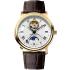 FREDERIQUE CONSTANT Heart Beat Moonphase Date Automatic White Dial 40mm Gold Stainless Steel Brown Leather Strap FC-335MC4P5 - 0
