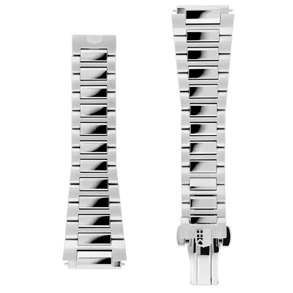 FREDERIQUE CONSTANT Highlife Chronograph Automatic Limited Edition White Green Dial 41mm Silver Stainless Steel Bracelet with 2 Straps FC-391SGR4NH - 7