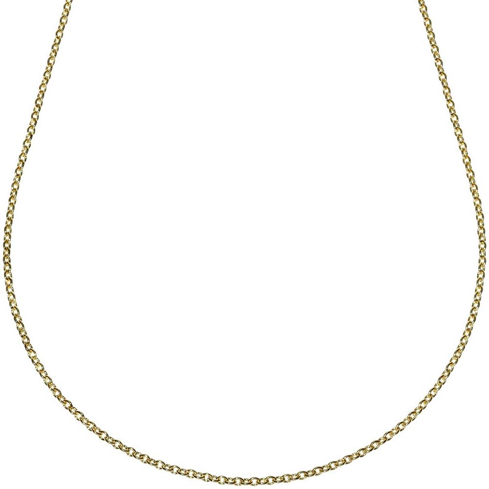 CHAIN Fortsatina Diamond-Encrusted #5 K9 50cm Yellow Gold FOR50D.K9-50