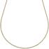 CHAIN Fortsatina Diamond-Encrusted #5 K14 50cm Yellow Gold FOR50D-50 - 2