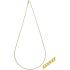 CHAIN Fortsatina Diamond-Encrusted #5 K14 50cm Yellow Gold FOR50D-50 - 0