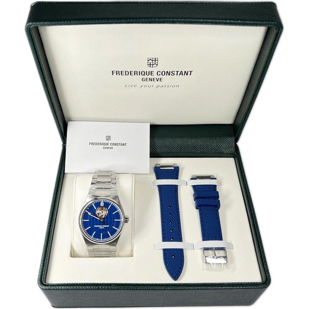 FREDERIQUE CONSTANT Highlife Heart Beat Automatic Blue Dial 41mm Silver Stainless Steel Bracelet FC-310N4NH6B - 9