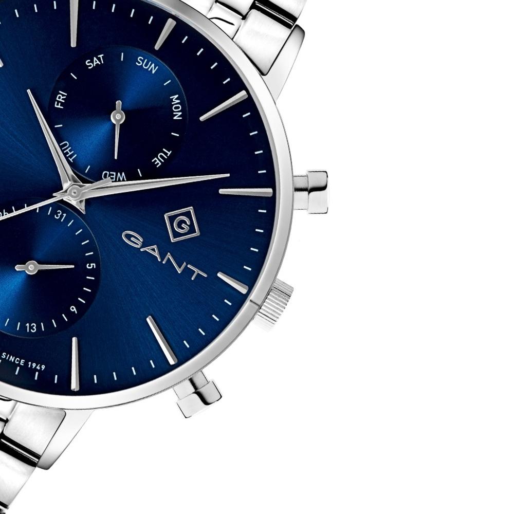 GANT Park Hill Day-Date II Blue Dial 43.5mm Silver Stainless Steel Bracelet G121003