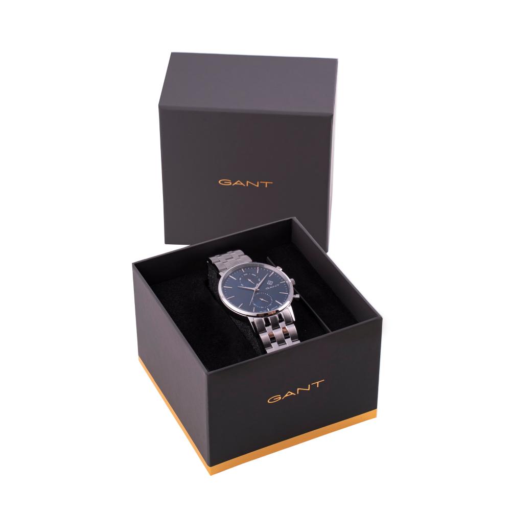 GANT Park Hill Day-Date II Blue Dial 43.5mm Silver Stainless Steel Bracelet G121003 - 6