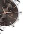 GANT Park Hill Day-Date II Grey Rose Gold Dial 43.5mm Silver Stainless Steel Bracelet G121004 - 1