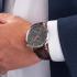 GANT Park Hill Day-Date II 43.5mm Silver Stainless Steel Brown Leather Strap G121007 - 2