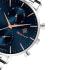 GANT Park Hill Day-Date II Blue Rose Gold Dial 43.5mm Silver Stainless Steel Bracelet G121010 - 2