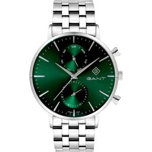 GANT Park Hill Day-Date II 43.5mm Silver Stainless Steel Bracelet G121018 - 33100