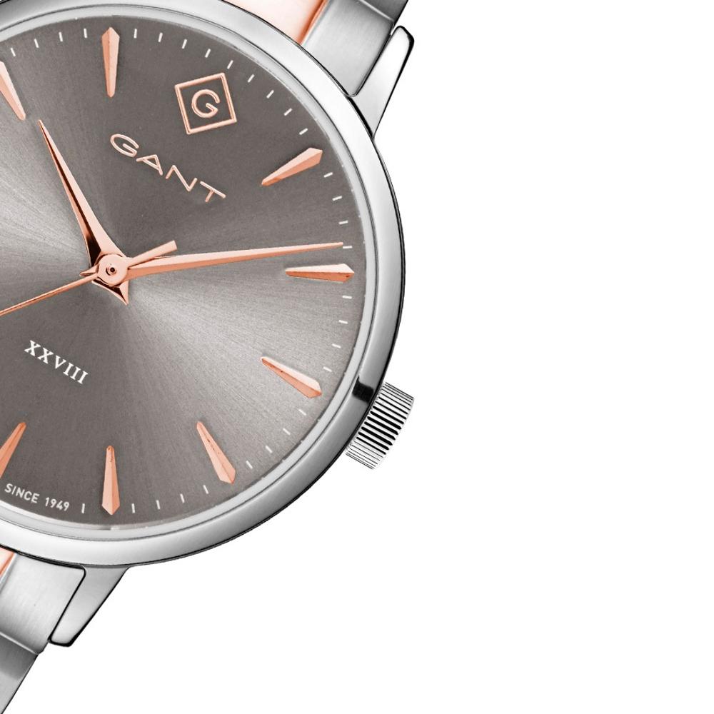 GANT Park Avenue 28mm Two Tone Rose Gold & Silver Stainless Steel Bracelet G126003