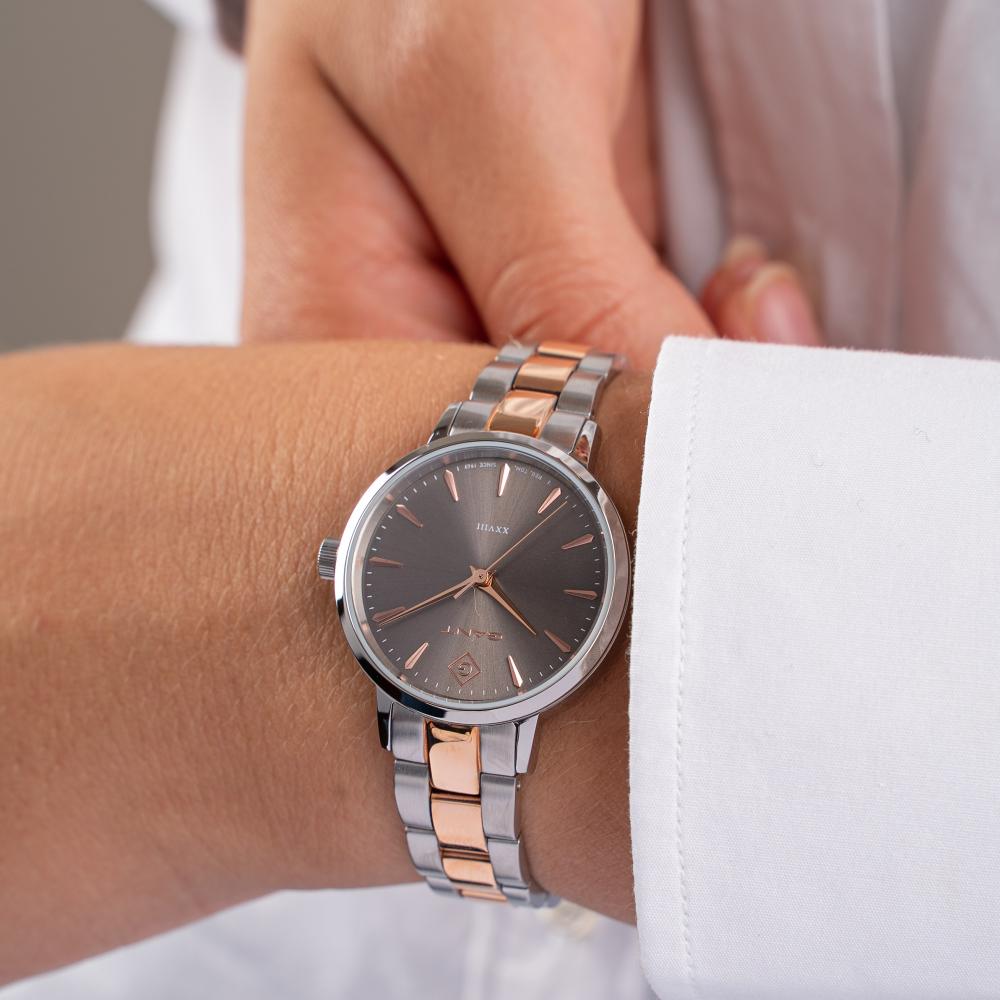 GANT Park Avenue 28mm Two Tone Rose Gold & Silver Stainless Steel Bracelet G126003
