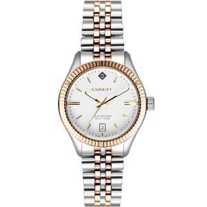 GANT Sussex White Dial 34mm Two Tone Gold Stainless Steel Bracelet G136009 - 10473