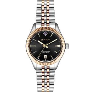 GANT Sussex Black Dial 34mm Two Tone Gold Stainless Steel Bracelet G136010 - 10496