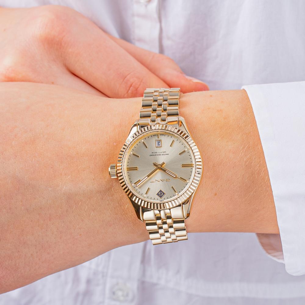 GANT Sussex Gold Dial 34mm Gold Stainless Steel Bracelet G136015