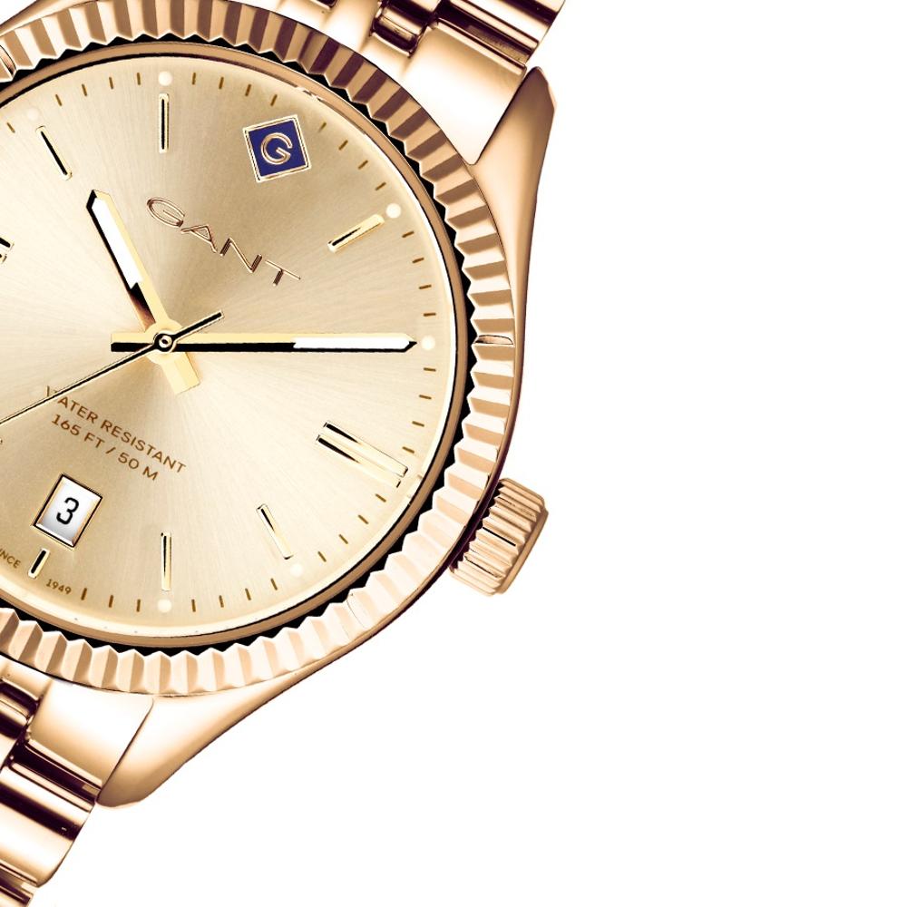 GANT Sussex Gold Dial 34mm Gold Stainless Steel Bracelet G136015