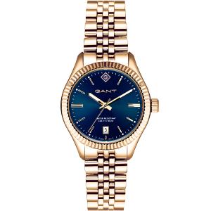 GANT Sussex Blue Dial 34mm Gold Stainless Steel Bracelet G136022 - 43952