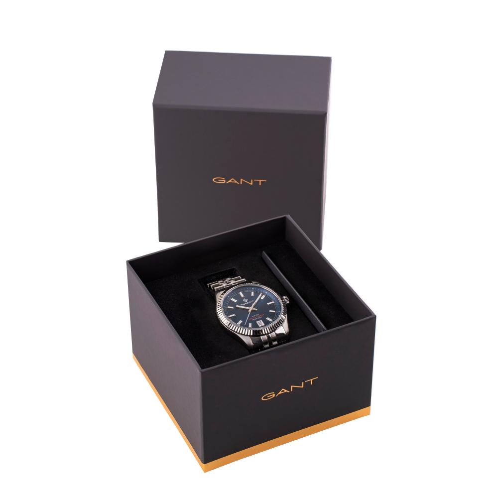 GANT Sussex Blue Dial 43.5mm Silver Stainless Steel Bracelet G166003