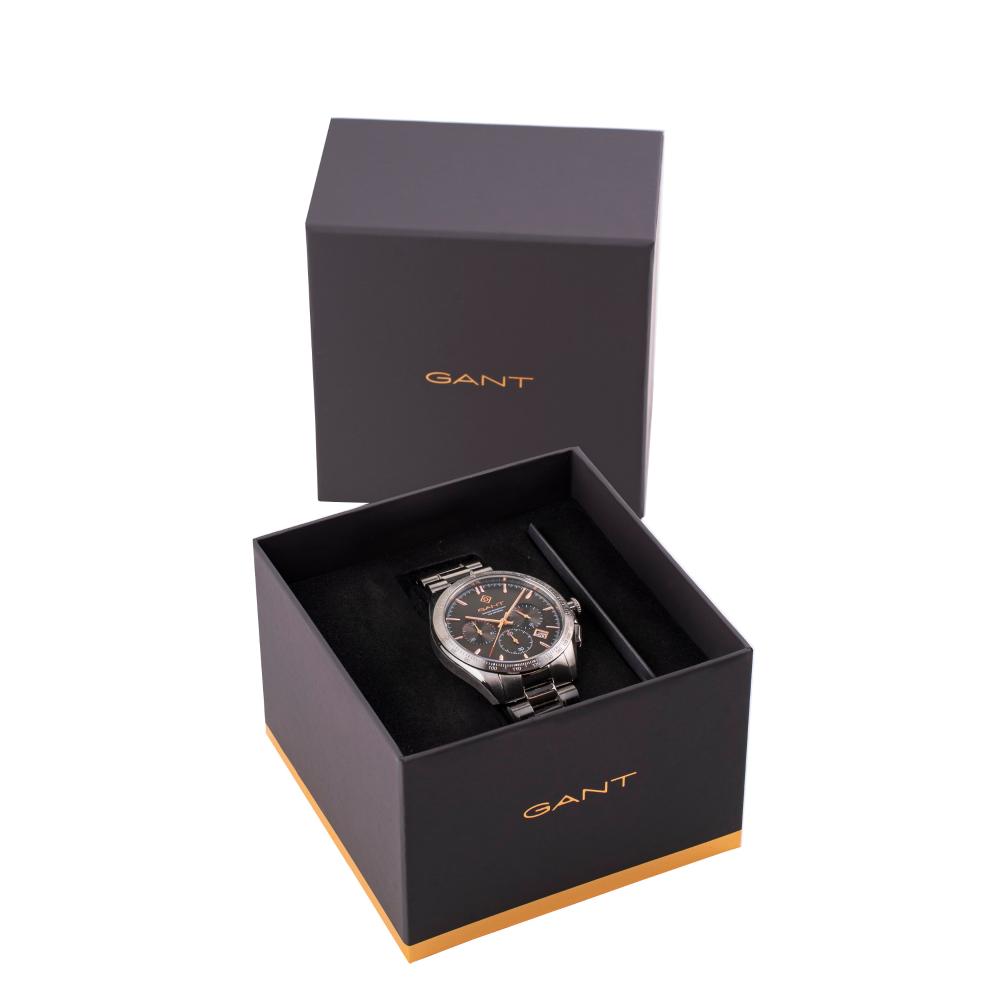 GANT Hammondsport Chronograph 44mm Silver Stainless Steel Bracelet G168005