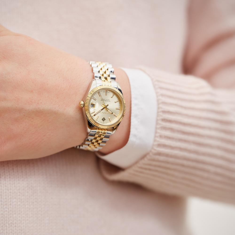 GANT Sussex Mini Gold Dial 28mm Two Tone Gold Stainless Steel Bracelet G181011