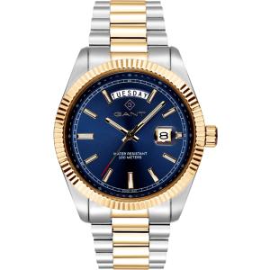 GANT Fairfax Blue Dial 41mm Two Tone Gold Stainless Steel Bracelet G189004 - 48832