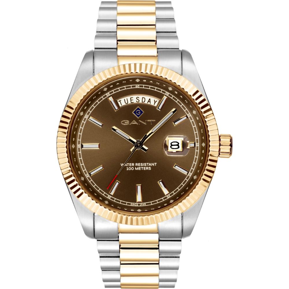 GANT Fairfax Brown Dial 41mm Two Tone Gold Stainless Steel Bracelet G189005