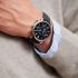GANT East Hill Multifunction Black Dial 42.5mm Silver Stainless Steel Black Leather Strap G191004 - 1
