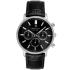 GANT East Hill Multifunction Black Dial 42.5mm Silver Stainless Steel Black Leather Strap G191004 - 0