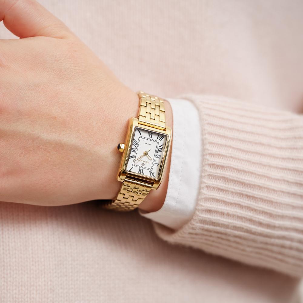 GANT Rhode Island White Dial 20.5mm Gold Stainless Steel Bracelet G195002