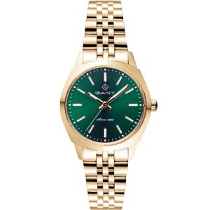 GANT Lauderdale Green Dial 32mm Gold Stainless Steel Bracelet G198005 - 60634