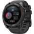 GARMIN Fenix 8 Sapphire Titanium Carbon Gray 51mm with Black/Pebble Gray Silicone Strap 010-02905-21-8