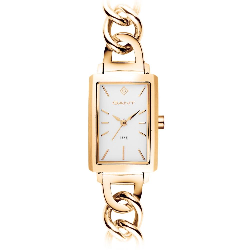 GANT Utica White Dial 20mm Gold Stainless Steel Bracelet G179003