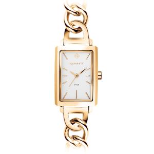 GANT Utica White Dial 20mm Gold Stainless Steel Bracelet G179003 - 42938