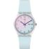 SWATCH Ultraciel 34mm Light Blue Silicon Strap GE713 - 0