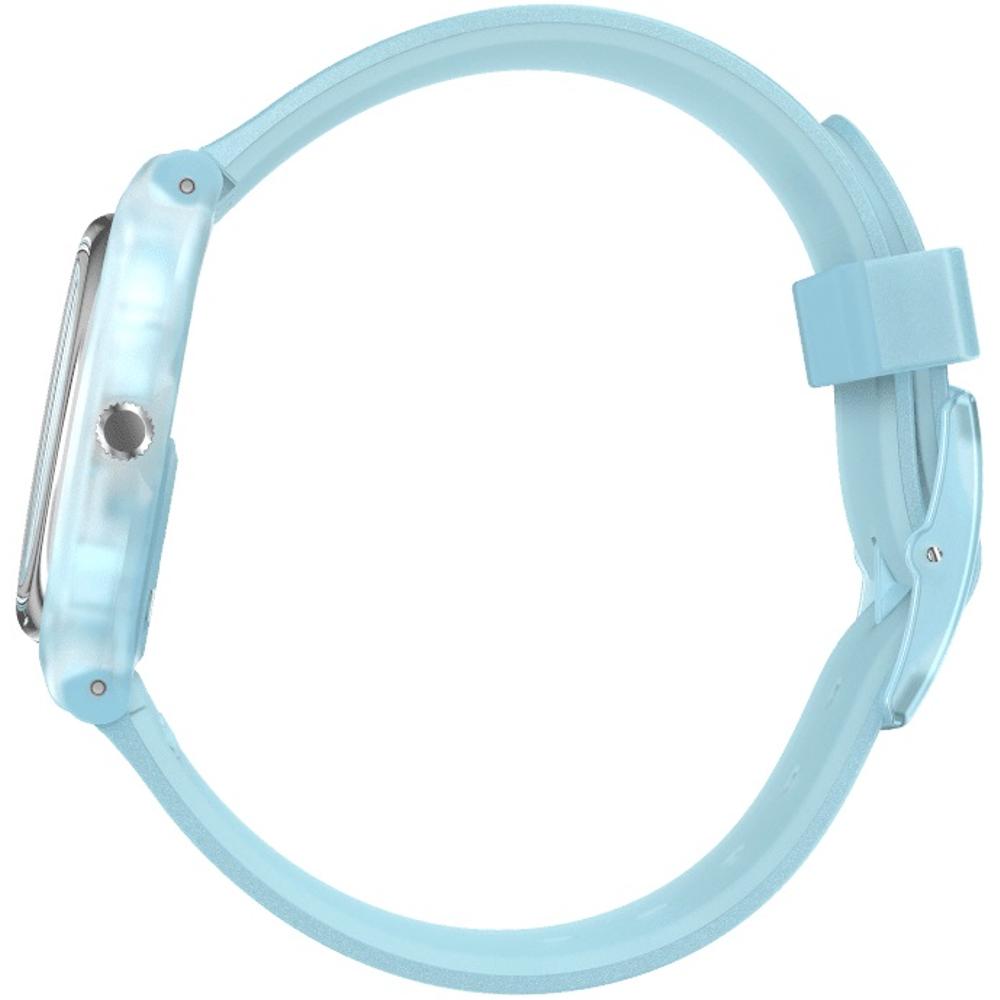 SWATCH Morning Sky Three Hands 34mm Light Blue Silicon Strap GL125