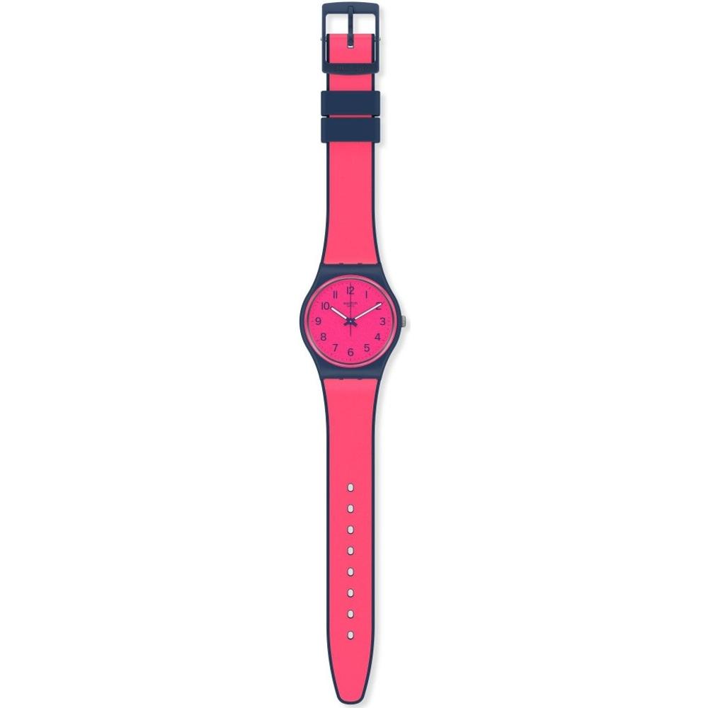SWATCH Pink Gum 34mm Red Silicon Strap GN264