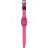 SWATCH Pink Gum 34mm Red Silicon Strap GN264-1