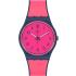 SWATCH Pink Gum 34mm Red Silicon Strap GN264 - 0