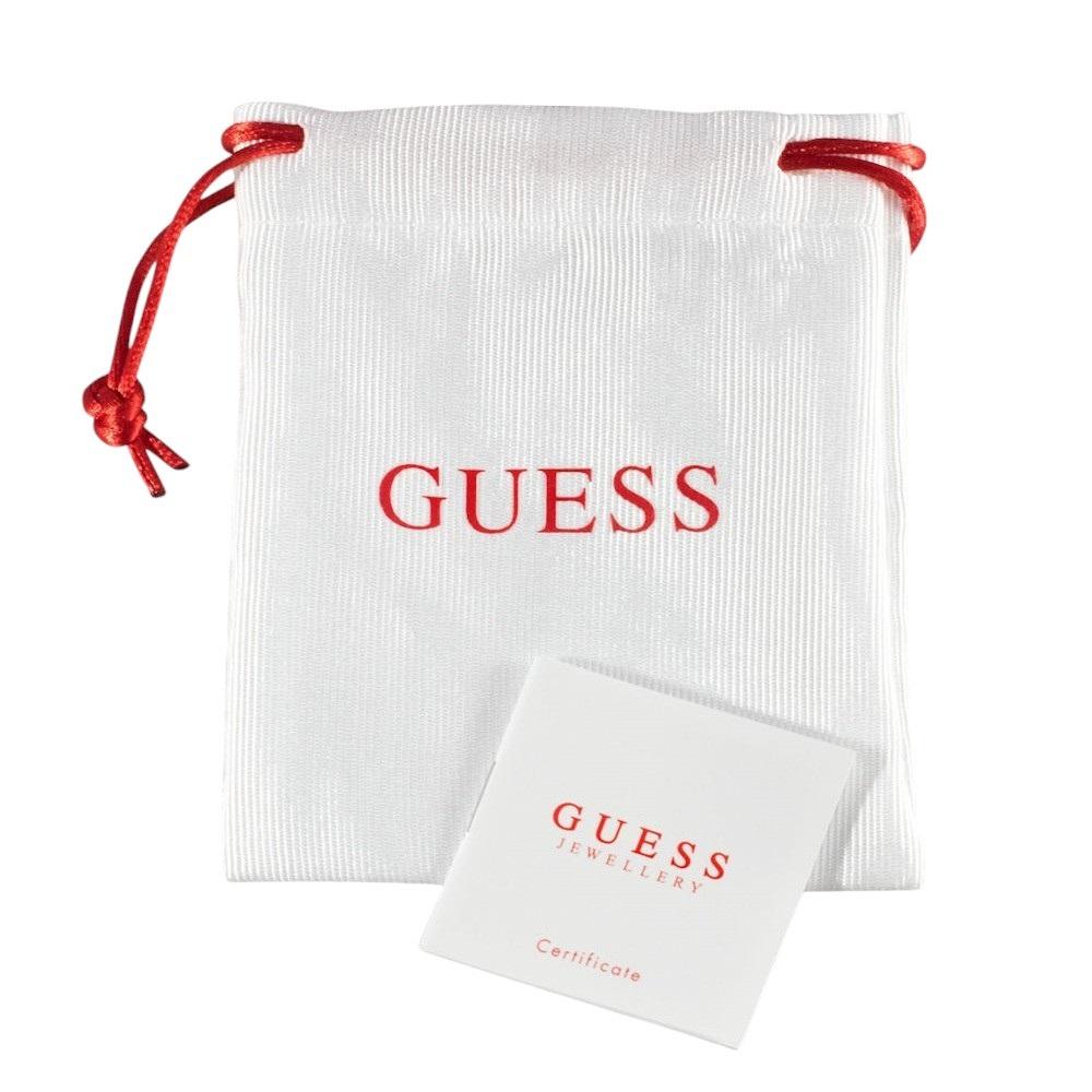 GUESS Jewellery Stylish Guess Earrings Gold Plated Stainless Steel with Zircon Stones JUBE04595JWYGT/U