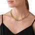 MICHAEL KORS MK Statement Link Necklace Gold Plated with Cubic Zirconia MKJ7835710 - 2