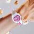 SWATCH Beatpink Three Hands 34mm Multicolor Silicon Strap GW214 - 2