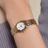 ROSEFIELD Gemme White Matte Dial 21.5 x 27.5mm Gold Stainless Steel Bracelet GWGSG-G02 - 4
