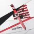 SWATCH Mouse Mariniere Three Hands 34mm Two Tone Red & White Strap GZ352-3
