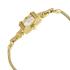 HAMILTON American Classic Lady's Vintage White Pearl Dial 15x19mm Gold Stainless Steel Bracelet H31231113 - 2